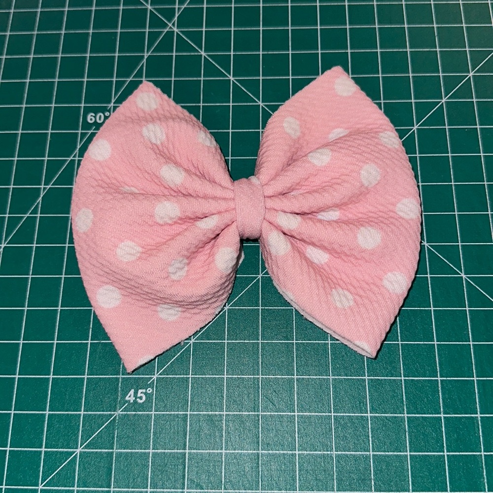 Polka dot bow